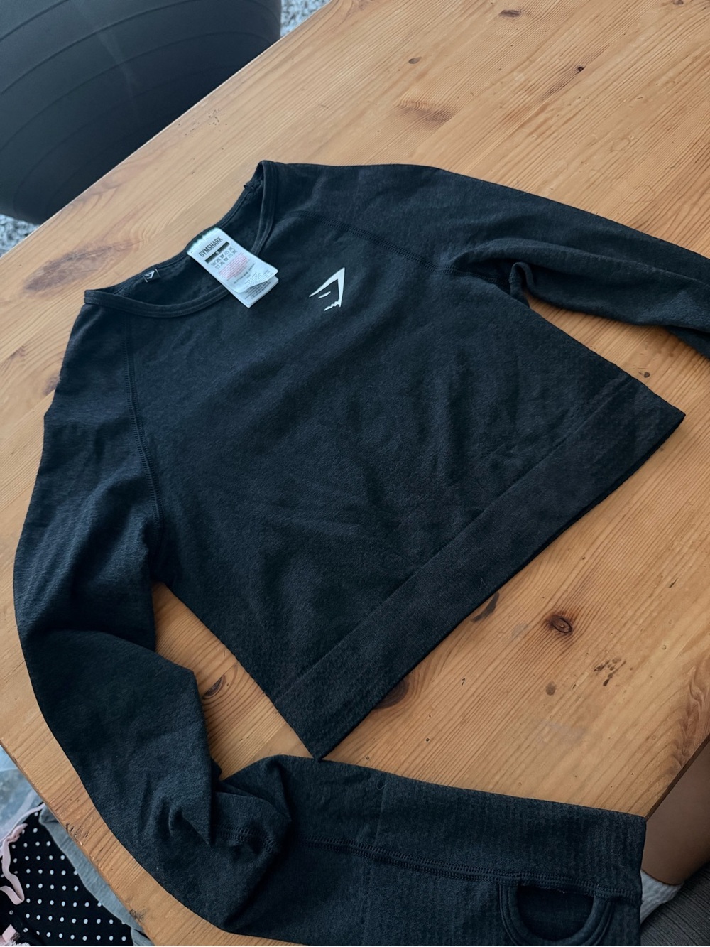 Gymshark cropped long sleeve